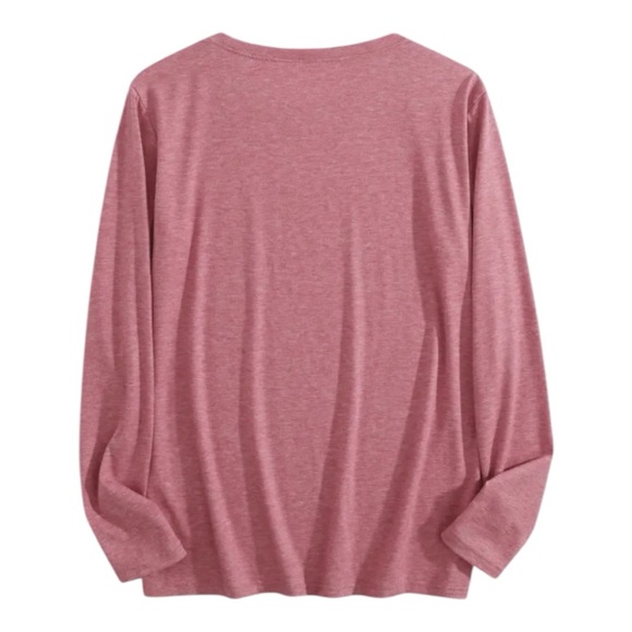 Cute Cat Floral Crown Long Sleeve T-Shirt - Soft Everyday Tops women all sizes - Picture 2 of 4